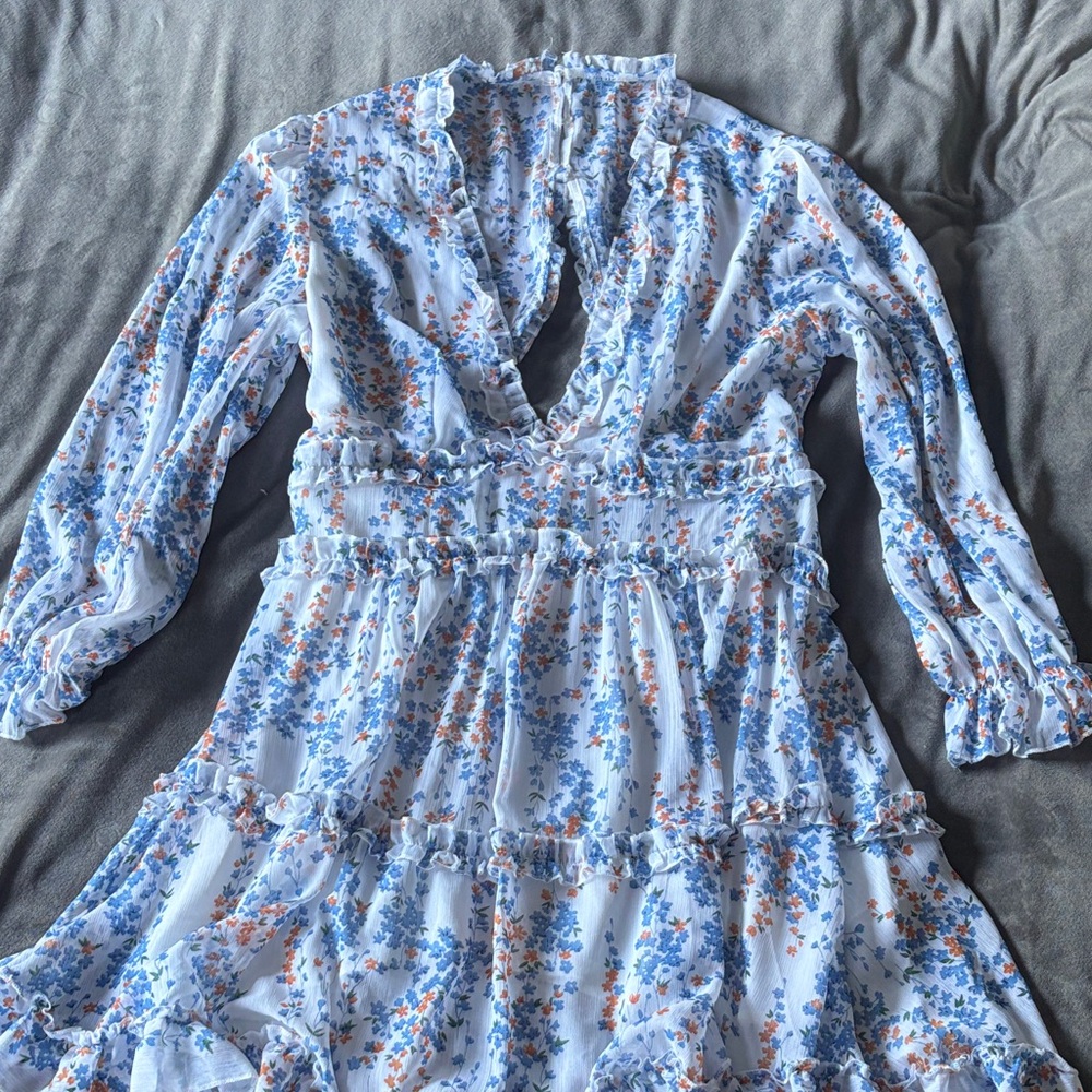 Floral Long Sleeve Dress